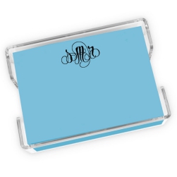 Delavan Monogram Agenda - Carnival with holder - click to enlarge